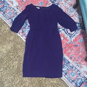 Maggy London 8P Purple 3/4 sleeve Dress Vintage